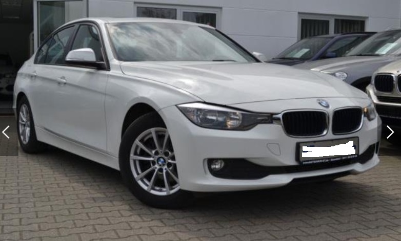 Left hand drive BMW 3 SERIES 320D EffDyn Edition